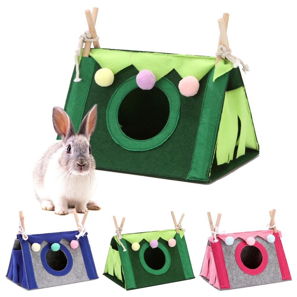 Woodworking Rabbet - Felt Tent Hideout Cage Animal Tunnel