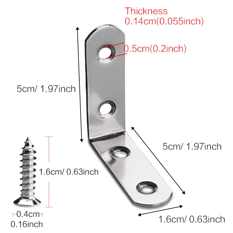 3-20 Pcs L Bracket Stainless S - đánh giá và giá Woodworking X Brace