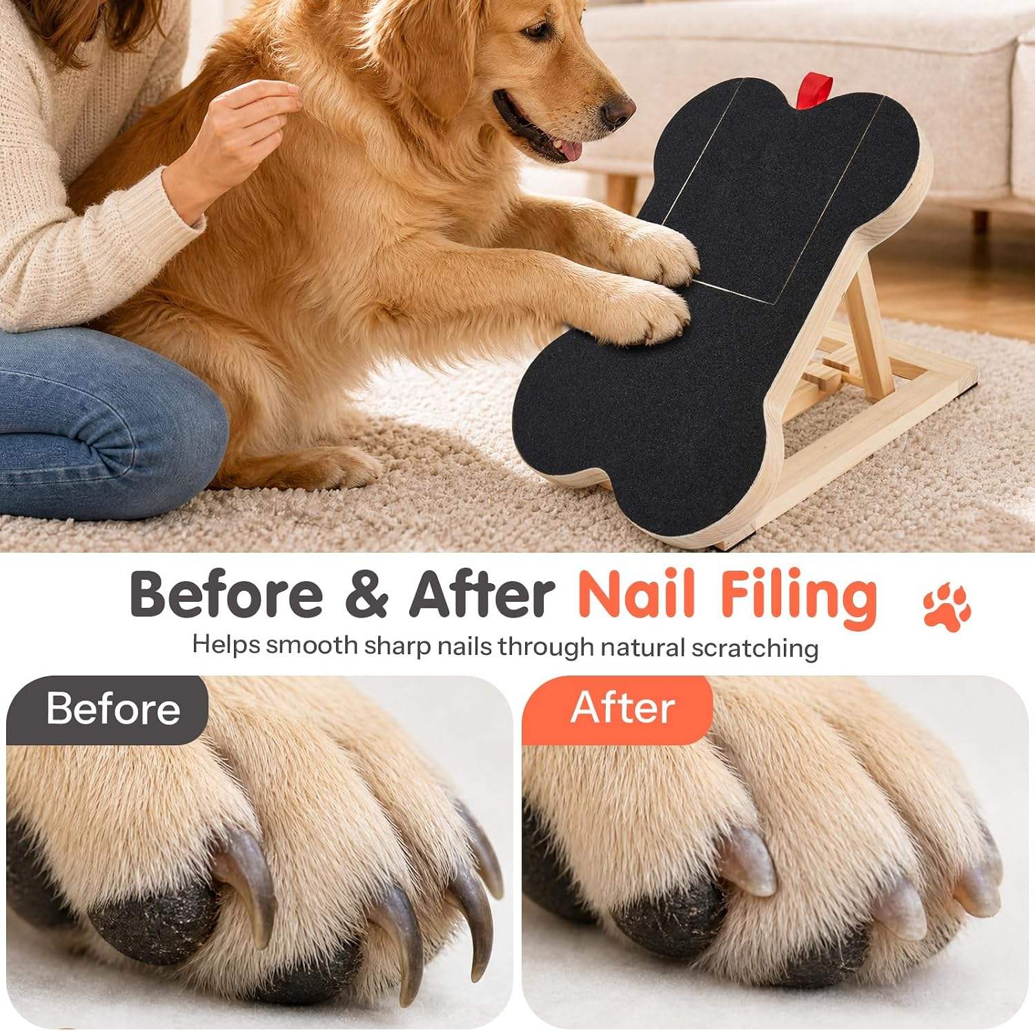 Wooden Dog Nail Scratch Board  - đánh giá và giá Woodworking Files