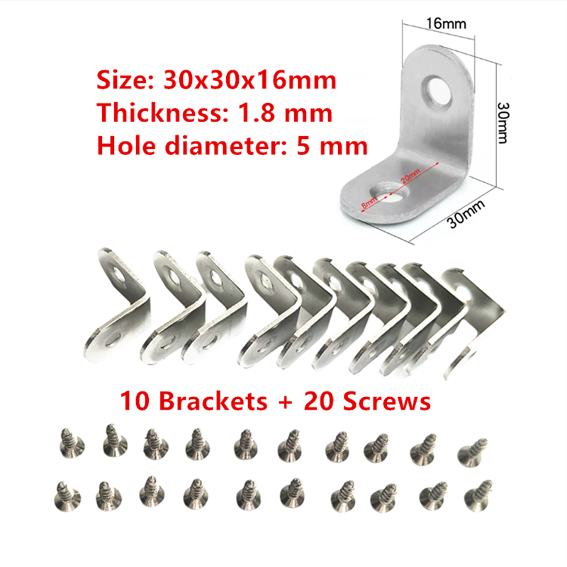 10 x Steel L Bracket Corner Br - đánh giá và giá Woodworking X Brace