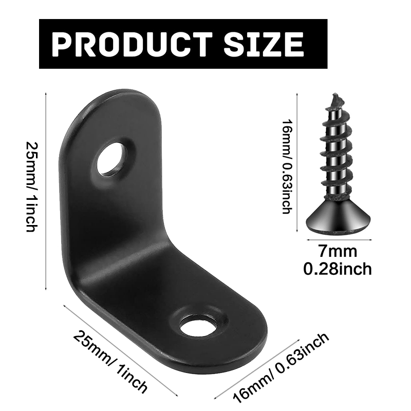 5-40 pcs, Corner Brace 25 x 25 - đánh giá và giá Woodworking X Brace