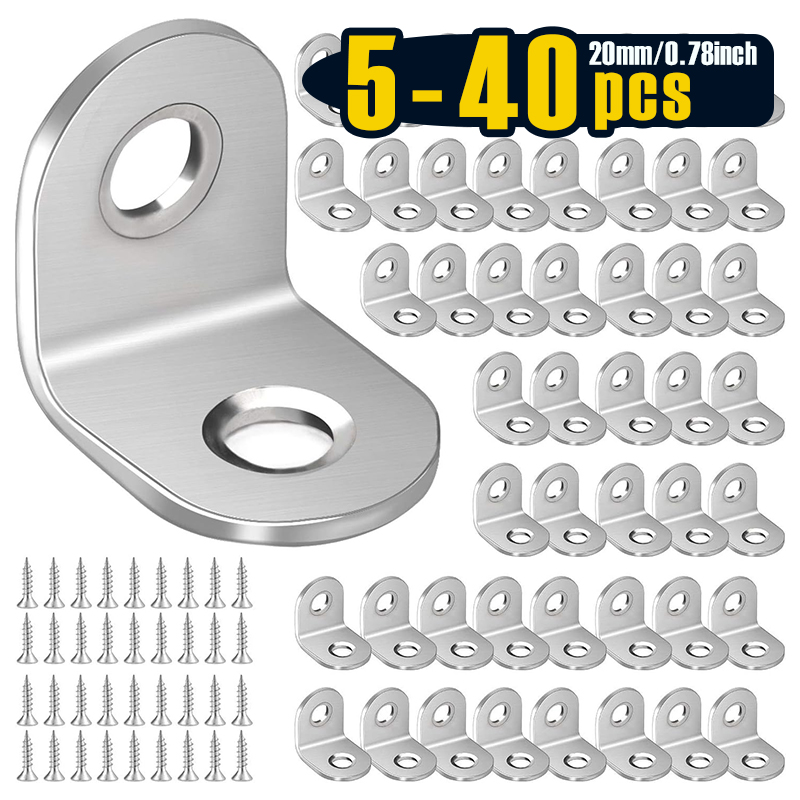 5-40 PCS 20 x 20 mm Stainless  - đánh giá và giá Woodworking X Brace