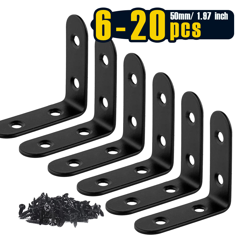 6-20Pcs L Bracket Right Angle  - đánh giá và giá Woodworking X Brace