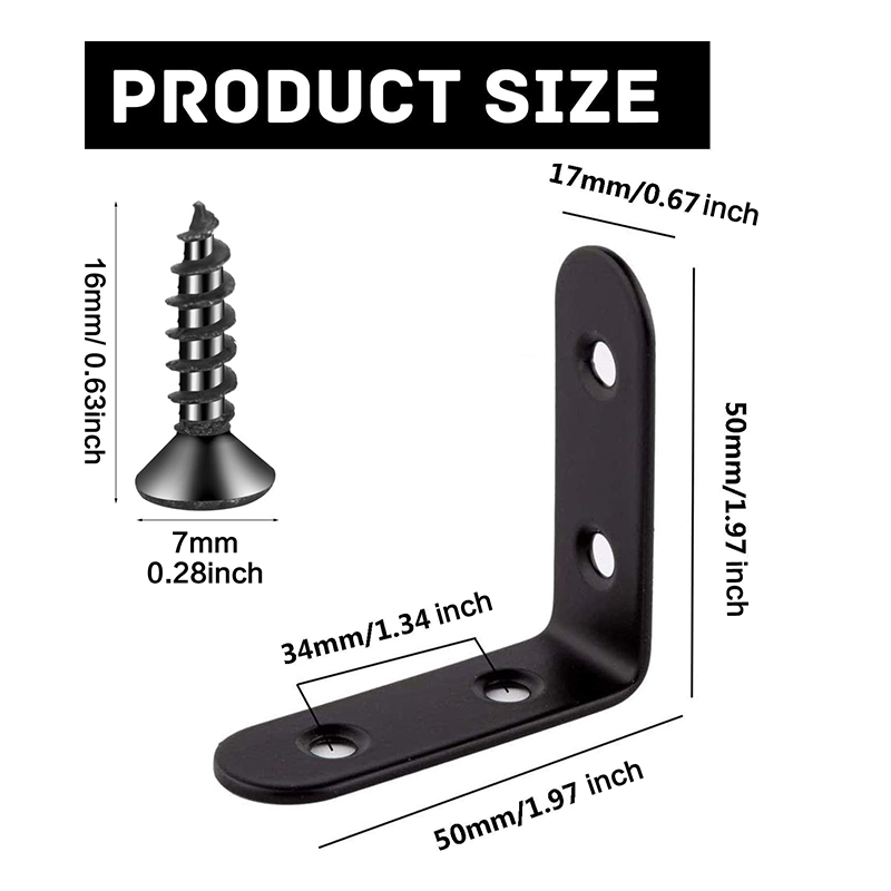 6-20Pcs L Bracket Right Angle  - đánh giá và giá Woodworking X Brace