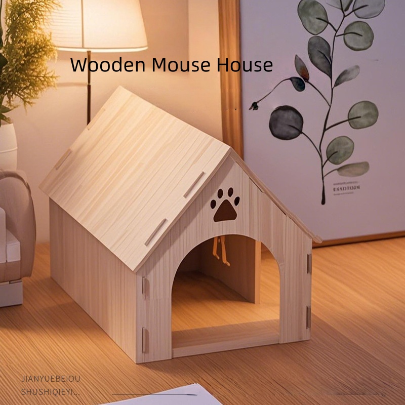 Dragon Cat Wooden Nest House D - đánh giá và giá Woodworking Rabbet