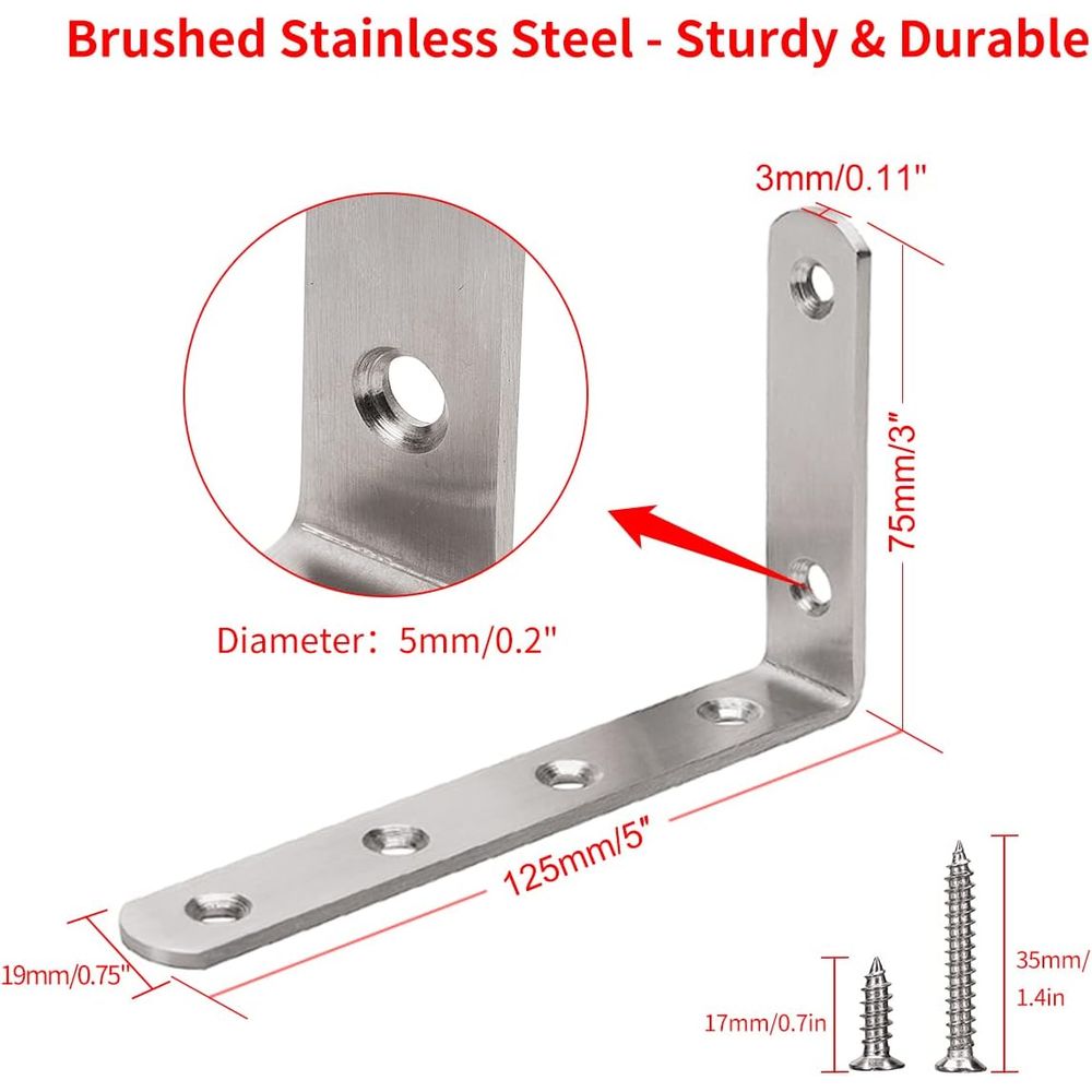 5 x 3 Heavy-Duty Stainless Ste - đánh giá và giá Woodworking X Brace