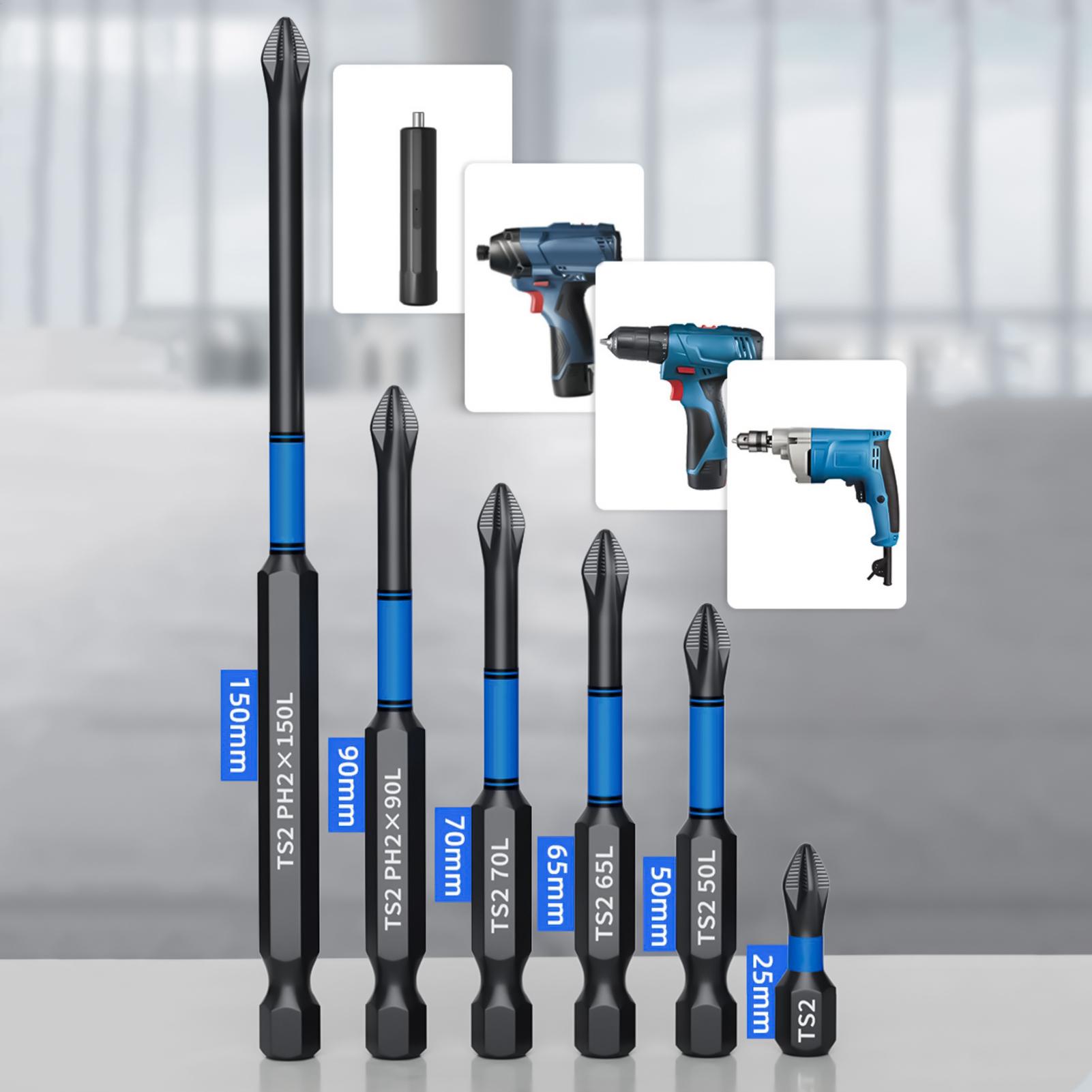 Drill Screwdriver Bit Set 6-Pi - đánh giá và giá Woodworking Drill Bits