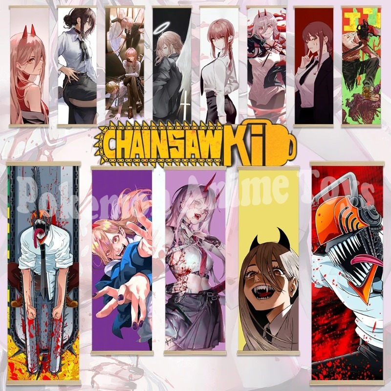Chainsaw Man Anime Poster Wood - đánh giá và giá Woodworking Ideas