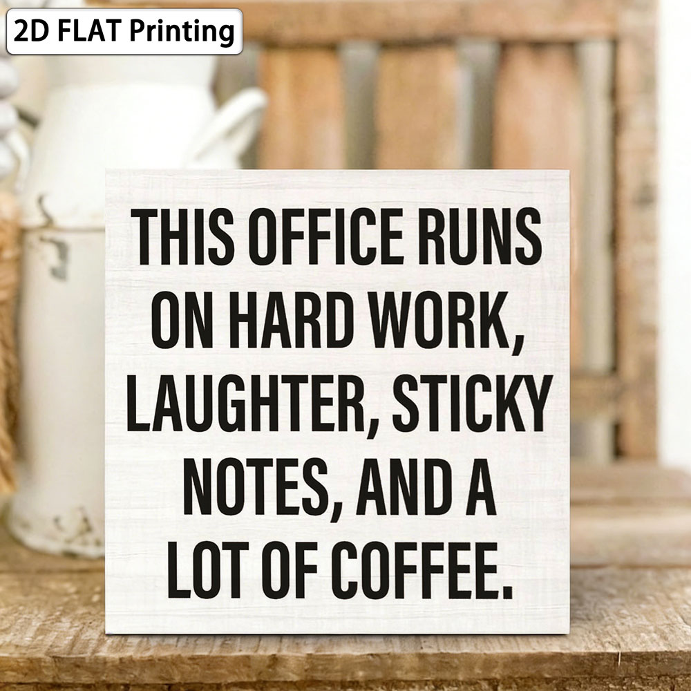 Office Coffee Quote Box Sign 5 - đánh giá và giá Woodworking Quotes Funny