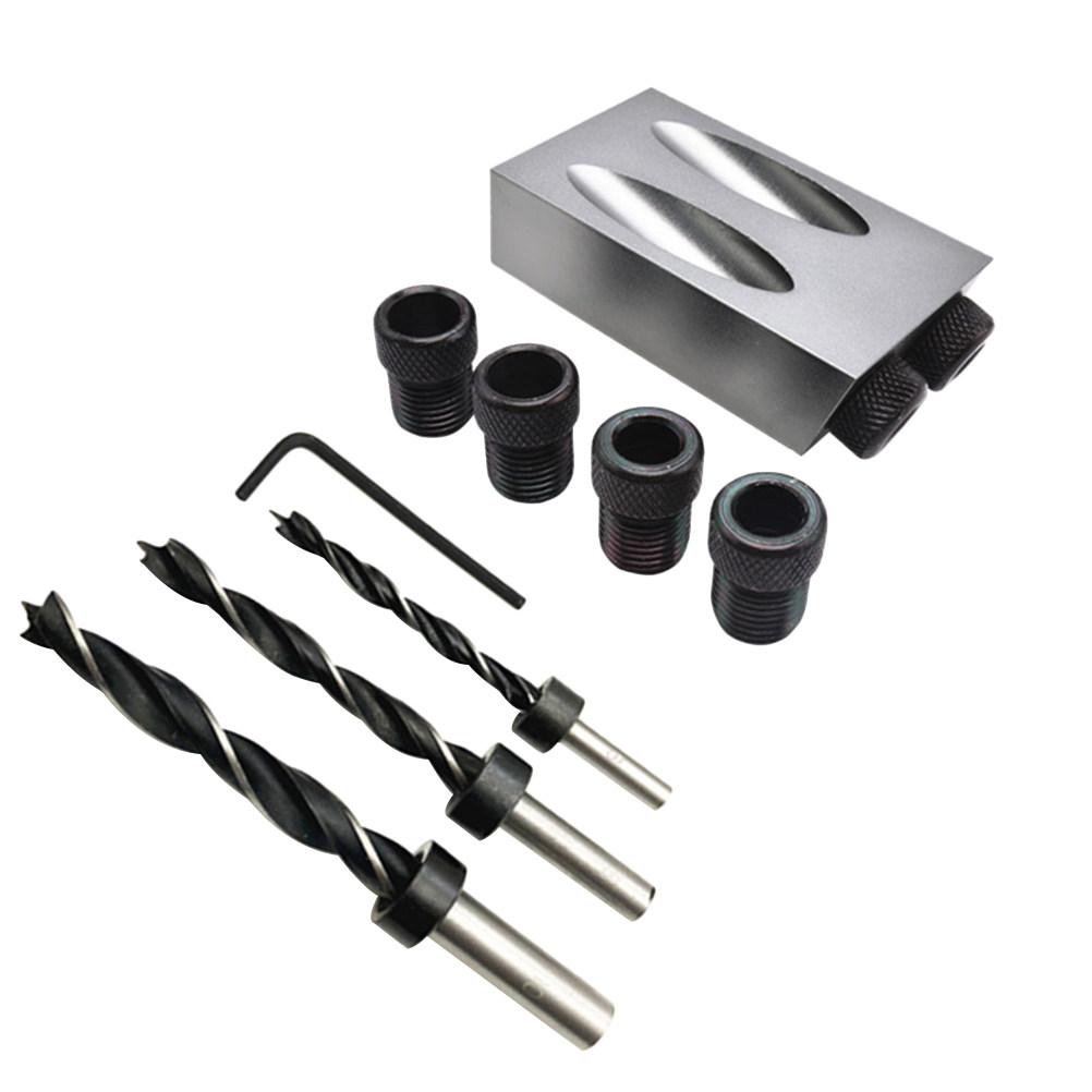 34pcs Oblique Hole Drill Set 1 - đánh giá và giá Woodworking Drill Bits