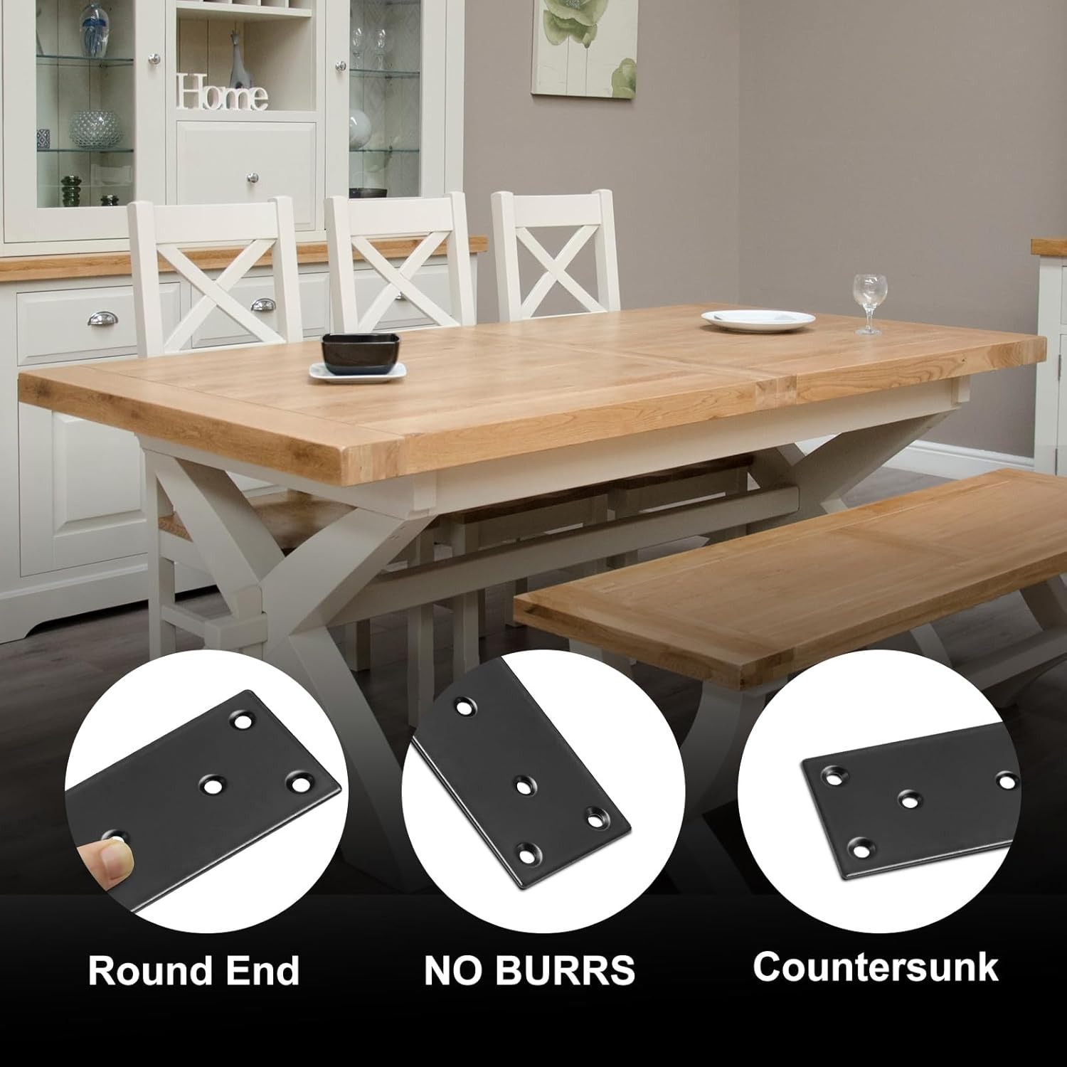 Flat Straight Brace Bracket, B - đánh giá và giá Woodworking X Brace