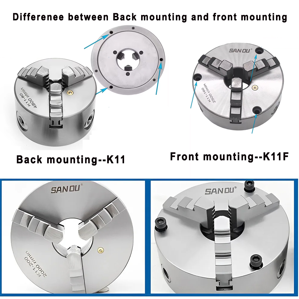 SANOU Self Centering Lathe Chu - đánh giá và giá Woodworking Lathe Chuck