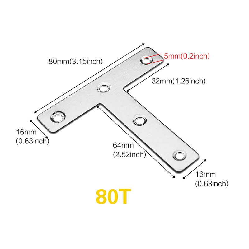 3-20pcs, T Shaped Mending Plat - đánh giá và giá Woodworking X Brace